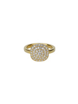 RV-DQ Pave Square Ring_Gold