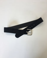 Big Buckle Suede Belt (2color)