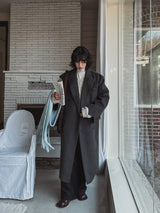 Leak damage wool double coat