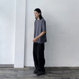 Cool Grey Drop Shoulder Tee