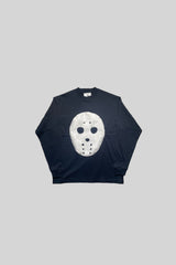 "MASK" L/S TEE(NAVY)