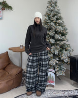 カートンフリースハーフタートルネックTシャツ
