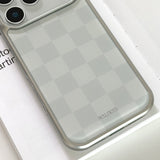 SUN CASE GRAPHIC CHECKER BOARD LIGHT GRAY