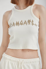FLARE SLEEVELESS TOP