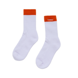 25SS COLOR POINT LETTERING SPORTS SOCKS ORANGE