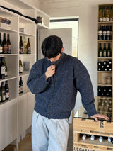 Eden high neck knit cardigan