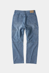 インシジョンダブルニーカーペンターパンツ (Washed Blue)