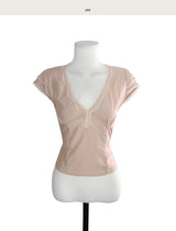 mido peach pink lace bl