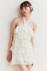 BALLON DRESS ivory