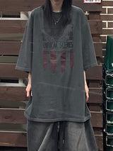USAフラッグ ピグメント Tシャツ