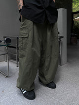 ユニセックスアメカジカーゴバルーンパンツ