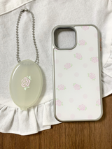 petit rose epoxy silver case