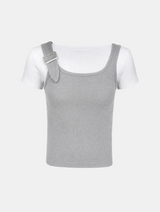 Nerin Buckle Layered Top