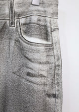 Black Spray Coated Jeans