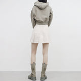 Ned Buckle Suede Middle Boots
