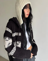 Trapper Hat Knit - Ivory