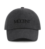 MUCENT シグニチャーレタリングロゴボールキャップ