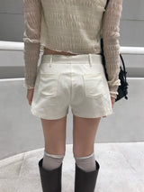 Monday Atelier Low Folding Cotton Shorts