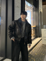 Cutting rider crop mustang jacket