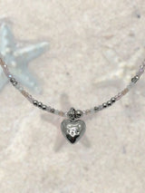 MADE pink heart necklace