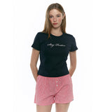 ステイポジティブTシャツ Black