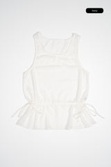 Dot sheer layered dress