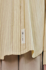 Stripe blouse / Yellow Beige