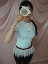 basics sleeveless - type 4(red,white,blue,flower)