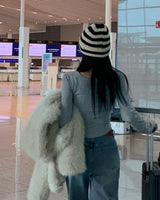 Thehill Stripe Knit Beanie
