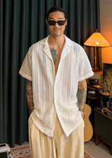 Punching 2collar knit shirt 3COLOR