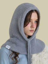 KNIT BALACLAVA IN STONEBLUE WING