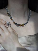 [s.steel] snake necklace | 스네이크 목걸이