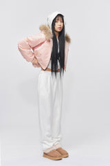 Logo Pocket Mini Backpack Pink
