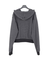 Ellie Heart Stripe Hoodie