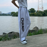 LMN バートラックエアフィット半袖Tシャツ + クラックチャンプラインワイドパンツ