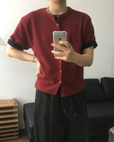 Plac Knit Short Sleeve Cardigan