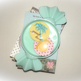 mini pin button set : snail
