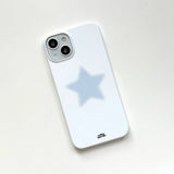 [made] bebe star skyblue phone case (hard)