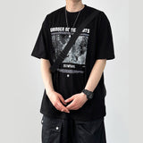 Oversized Fit Olympia Printed Short Sleeve Tee