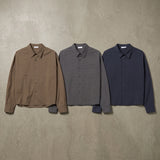 Dark Grid Relaxed Shirt