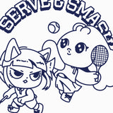 [ROF X CANNIZ] サーブ＆スマッシュTシャツ [4COLOR]