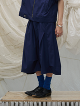 RELABEL Element of Time (cont'd) Horizontal and vertical pleats, elegantly draped silhouette, 8-minute trousers