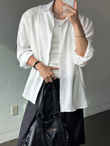 [SET] LMN Martin Air Cool Oversized Linen Shirt + Niel Air Cool Linen Bermuda Pants