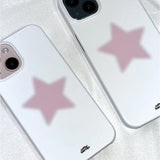 [made] bebe star pink phone case (hard)