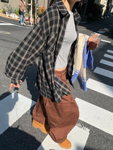 SLOW TWO-WAY CHECK SHIRT (2C)