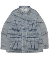 R.C DENIM BDU JACKET - WASHED BLUE