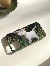 [flowery baby kitten hard case]