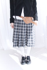 Pocket Suede Wide Leather Belt (2colors)