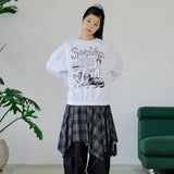 ラブキャッツスウェットシャツ (LIGHT GRAY)