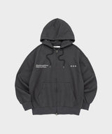 (zp) MM SYMBOL LOGO 2WAY ZIP-UP (CHARCOAL)